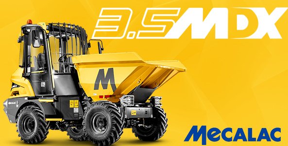 3.5MDX : nouveau dumper Mecalac