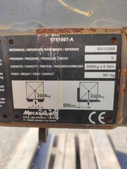 Lève palette Mecalac Attache connect - 6/8MCR - 5