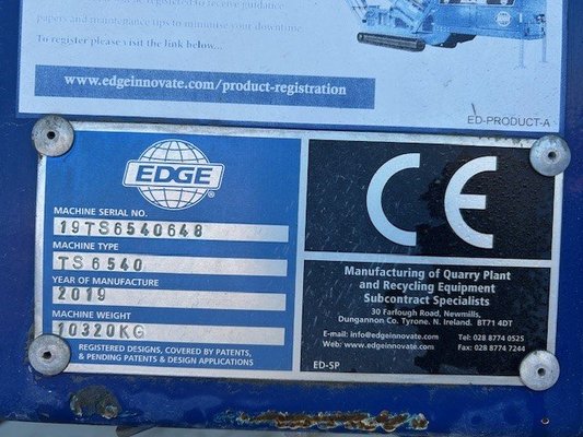Convoyeur sur chenilles occasion Edge TS6540
