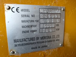 Tombereau sur chenilles Morooka MST2200VDR - 6