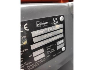Pelle sur pneus Doosan DX57W-7 - 6