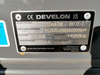 Mini pelle Develon DX17Z-7 - 9