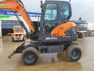 Pelle sur pneus Doosan DX57W-7 - 1