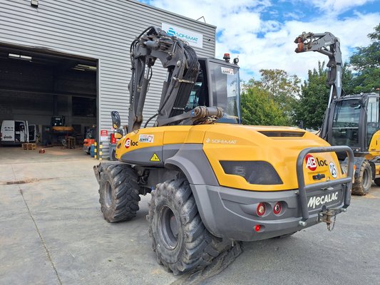 Pelles sur pneus Mecalac 12MTX