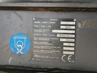 Pelle skid sur chenilles Mecalac 6MCR - 8