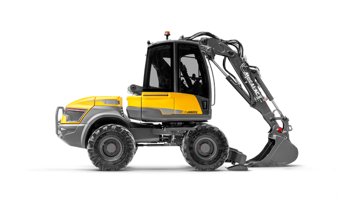 Pelles sur pneus Mecalac 12MRX