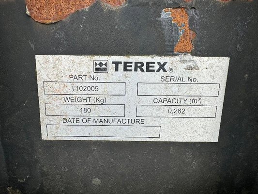 Godet curage Terex 1500 mm