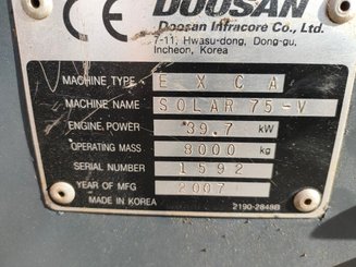 Mini pelle Daewoo SOLAR 75 - 7