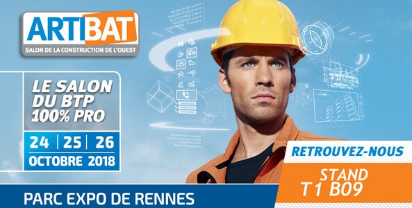 Retrouvez-nous au salon Artibat 2018