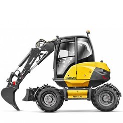 Pelle sur pneus Mecalac 7MWR - 1