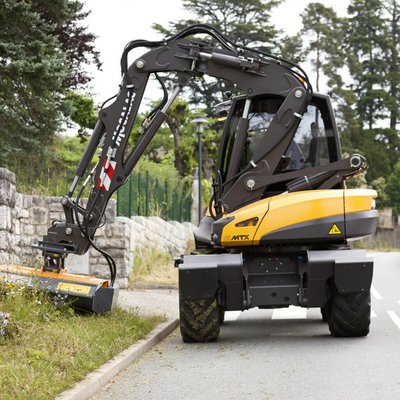 Pelles sur pneus Mecalac 12MTX