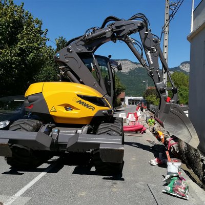 Pelles sur pneus Mecalac 11MWR